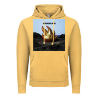 Vintage Mustard Clear Design Vintage Hoodie - linhVisuals
