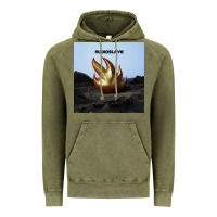 Vintage Olive Clear Design Vintage Hoodie - linhVisuals