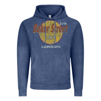 Vintage Denim baker street cafe 221b london   sherlock holmes fans Vintage Hoodie - linhVisuals