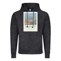 Vintage Black Claude Monet 1888 Vintage Hoodie - linhVisuals