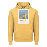 Vintage Mustard Claude Monet 1888 Vintage Hoodie - linhVisuals