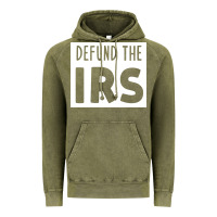 Vintage Olive defund the irs Vintage Hoodie - linhVisuals