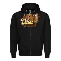 Black fall vibes Zipper Hoodie - JahusDesignShop