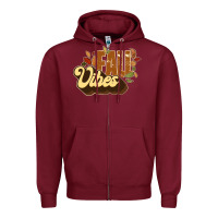 Burgundy fall vibes Zipper Hoodie - JahusDesignShop