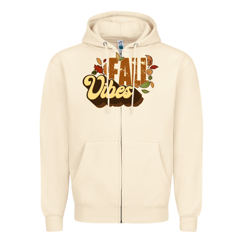 Fall Vibes Zipper Hoodie by JahusDesignShop | Teevron