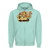 Seafoam fall vibes Zipper Hoodie - JahusDesignShop