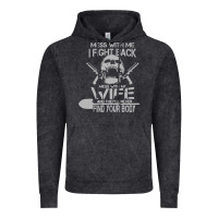 Vintage Black mess with my wife and they Vintage Hoodie - linhVisuals