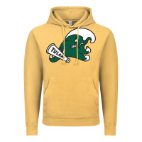 Vintage Mustard tulane green wave Vintage Hoodie - linhVisuals