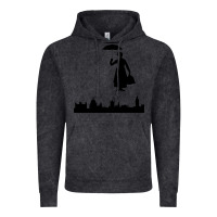 Vintage Black marry poppins Vintage Hoodie - linhVisuals
