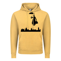 Vintage Mustard marry poppins Vintage Hoodie - linhVisuals