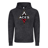 Vintage Black the aces, la women sport Vintage Hoodie - linhVisuals