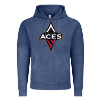 Vintage Denim the aces, la women sport Vintage Hoodie - linhVisuals