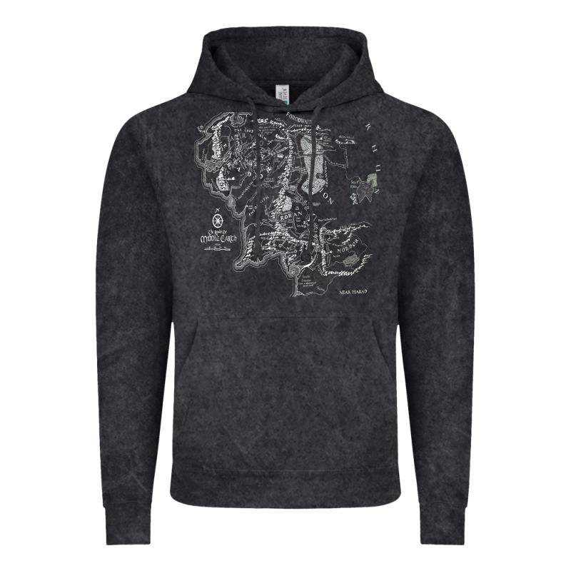 Middle Earth Map [tb] Vintage Hoodie by linhVisuals | Teevron