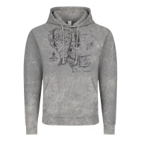 Cloud Rock middle earth map [tw] Vintage Hoodie - linhVisuals