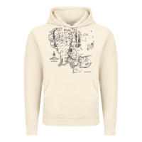Vintage Artic middle earth map [tw] Vintage Hoodie - linhVisuals