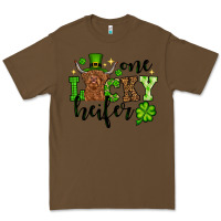 Cacao St. Patrick's Day One lucky Heifer Premium Tee - OliviaCreatesArt