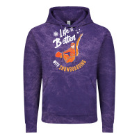 Cloud Purple snowboard t  shirt snowboarding i snowboarder i winter sports t  shirt Vintage Hoodie - linhVisuals
