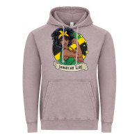 Vintage Zinc jamaican black woman t shirt jamaica afro girl pride Vintage Hoodie - linhVisuals