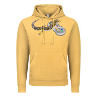 Vintage Mustard leopard gecko playing video game lizard & reptiles gamers t shirt Vintage Hoodie - linhVisuals