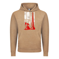 Vintage Coffee oilfield shirt   us flag oil rig shirt Vintage Hoodie - linhVisuals