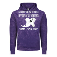 Cloud Purple paranormal investigator ghost hunting t shirt Vintage Hoodie - linhVisuals