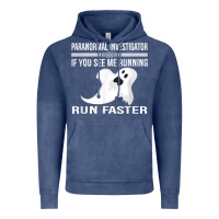 Vintage Denim paranormal investigator ghost hunting t shirt Vintage Hoodie - linhVisuals
