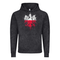 Vintage Black polish eagle  polish pride  polish flag  polish t shirt Vintage Hoodie - linhVisuals