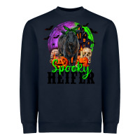 Navy spooky heifer black angus Heavyweight Sweatshirt - RanaPortraitStore