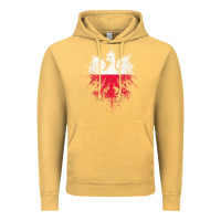 Vintage Mustard polish eagle  polish pride  polish flag  polish t shirt Vintage Hoodie - linhVisuals