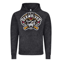 Vintage Black sport american Vintage Hoodie - linhVisuals