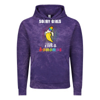 Cloud Purple mens sorry girl i like bananas funny lgbt gay pride tshirt gifts Vintage Hoodie - linhVisuals
