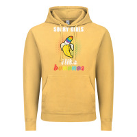 Vintage Mustard mens sorry girl i like bananas funny lgbt gay pride tshirt gifts Vintage Hoodie - linhVisuals