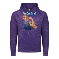 Cloud Purple rosie the riveter shirt we can do it feminist retro t shirt Vintage Hoodie - linhVisuals