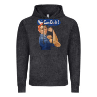 Vintage Black rosie the riveter shirt we can do it feminist retro t shirt Vintage Hoodie - linhVisuals