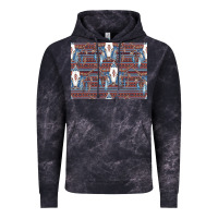 Cloud Black Bull Skull Pattern Vintage Hoodie - CowhideDigitalArt