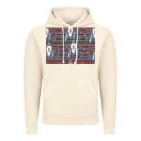 Vintage Artic Bull Skull Pattern Vintage Hoodie - CowhideDigitalArt