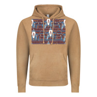 Vintage Camel Bull Skull Pattern Vintage Hoodie - CowhideDigitalArt