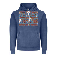 Vintage Denim Bull Skull Pattern Vintage Hoodie - CowhideDigitalArt
