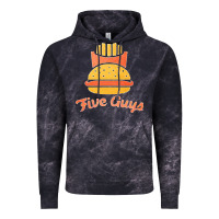 Cloud Black five guys Vintage Hoodie - linhVisuals