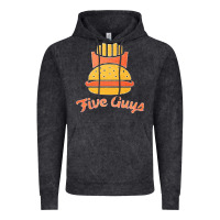 Vintage Black five guys Vintage Hoodie - linhVisuals