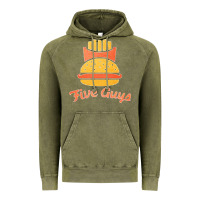 Vintage Olive five guys Vintage Hoodie - linhVisuals