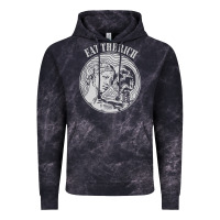 Cloud Black eat the rich Vintage Hoodie - linhVisuals