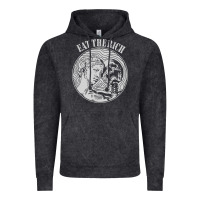 Vintage Black eat the rich Vintage Hoodie - linhVisuals