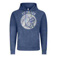 Vintage Denim eat the rich Vintage Hoodie - linhVisuals