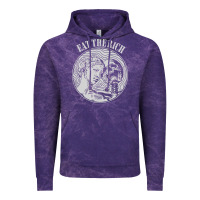 Cloud Purple eat the rich Vintage Hoodie - linhVisuals
