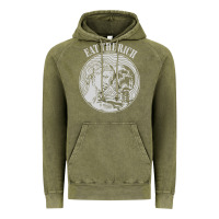 Eat The Rich Vintage Hoodie | Teevron