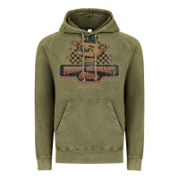 Vintage Olive freddy fazbear's pizza 1983   five nights at freddys Vintage Hoodie - linhVisuals