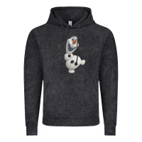 Vintage Black olaf frozen 01 Vintage Hoodie - linhVisuals