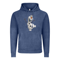 Vintage Denim olaf frozen 01 Vintage Hoodie - linhVisuals