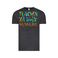 Vintage Black teacher of tiny humans Vintage Tee - BundleAndBundleShop